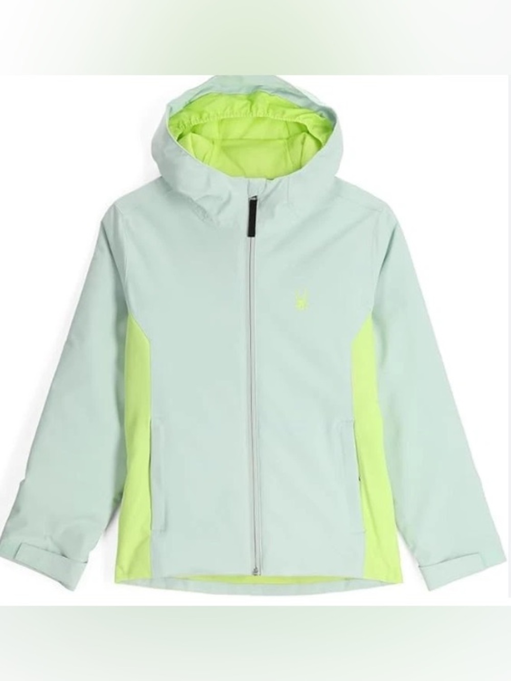 Spyder Girls Adore Insulated Ski Snowboard Jacket Color Lime Size M (10/12)